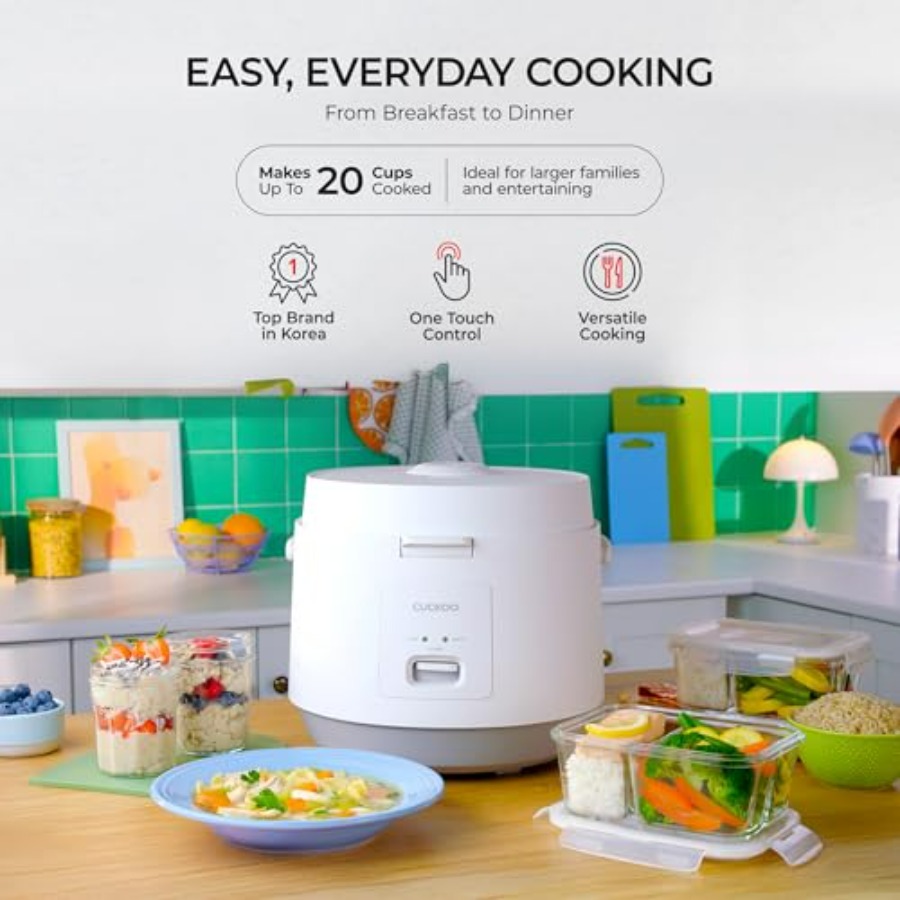 Podstawowy garnek do gotowania – Rice Cooker 10 Cup recenzja i cena