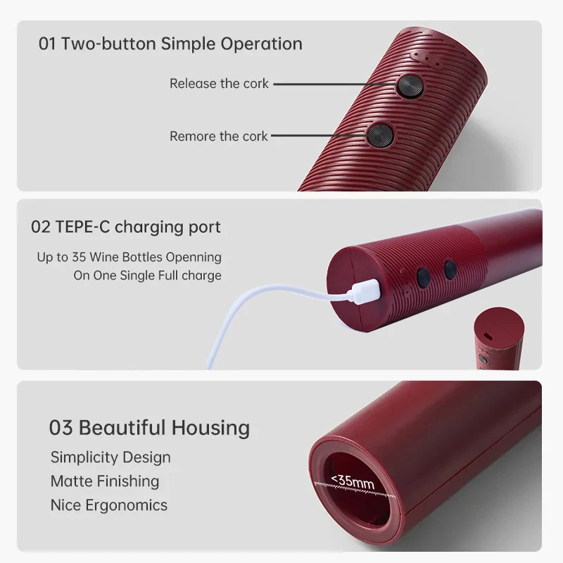 Elektryczny otwieracz do wina  – Wine Opener Electric recenzja i cena