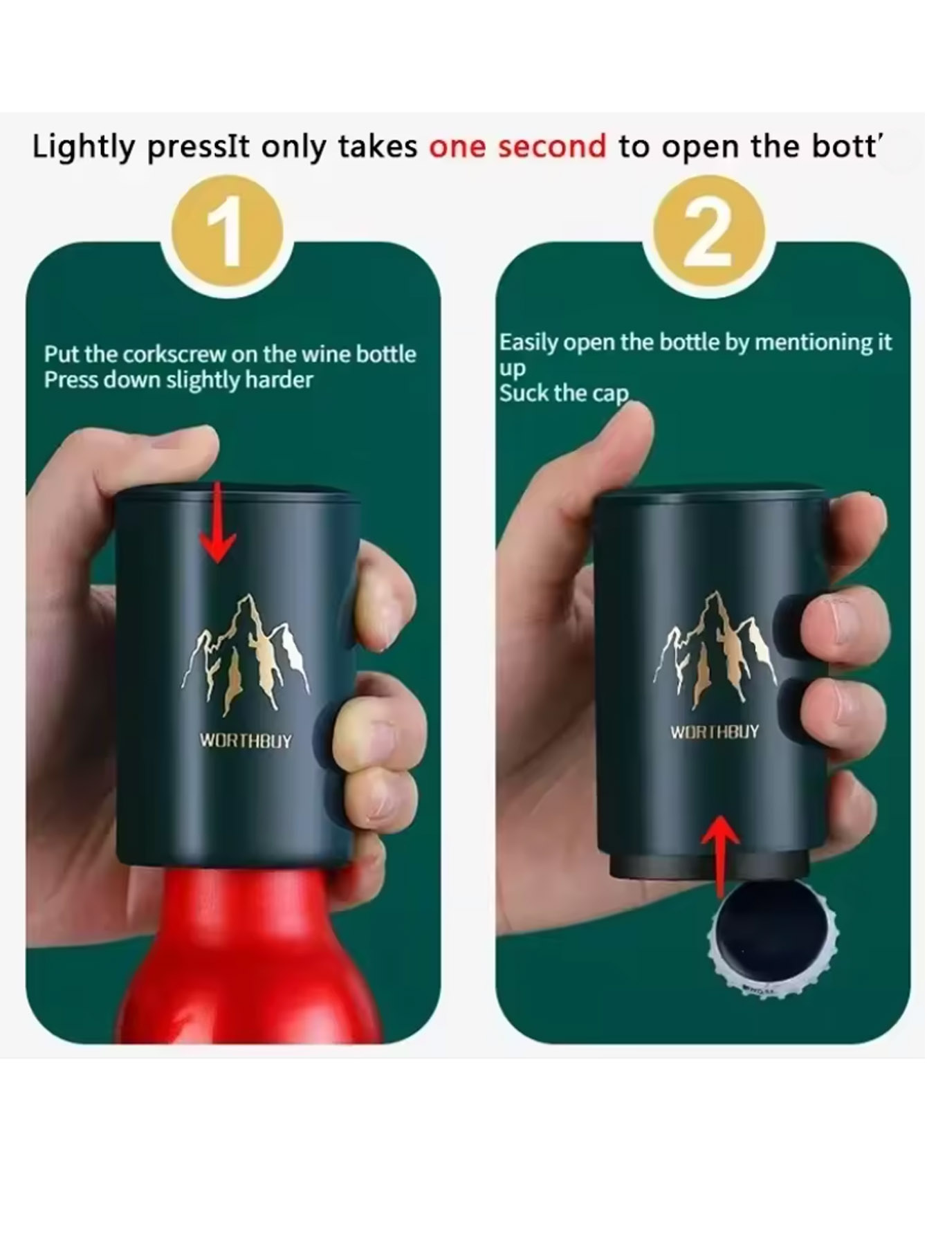 1 szt. Automatyczny otwieracz  – Wine Opener Electric recenzja i cena