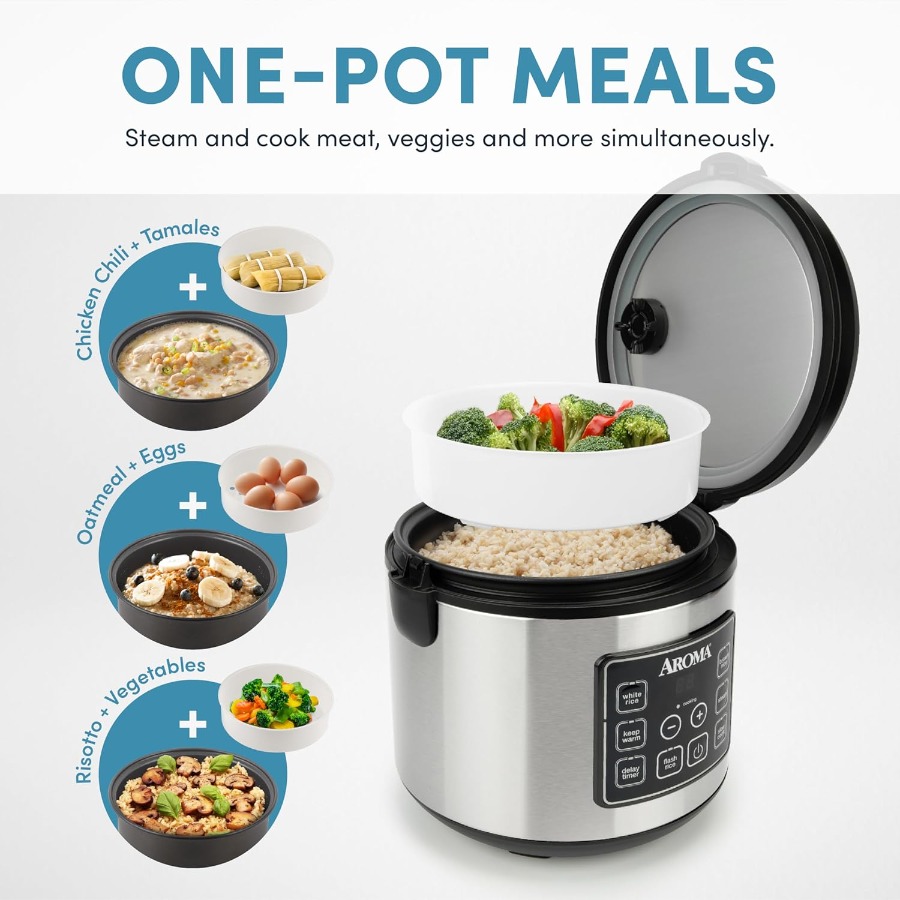 Cyfrowy garnek do gotowania ry – Rice Cooker 10 Cup recenzja i cena