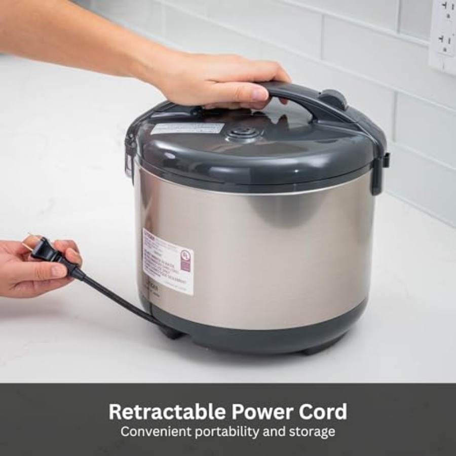 Urządzenie do gotowania ryżu o – Rice Cooker 10 Cup recenzja i cena