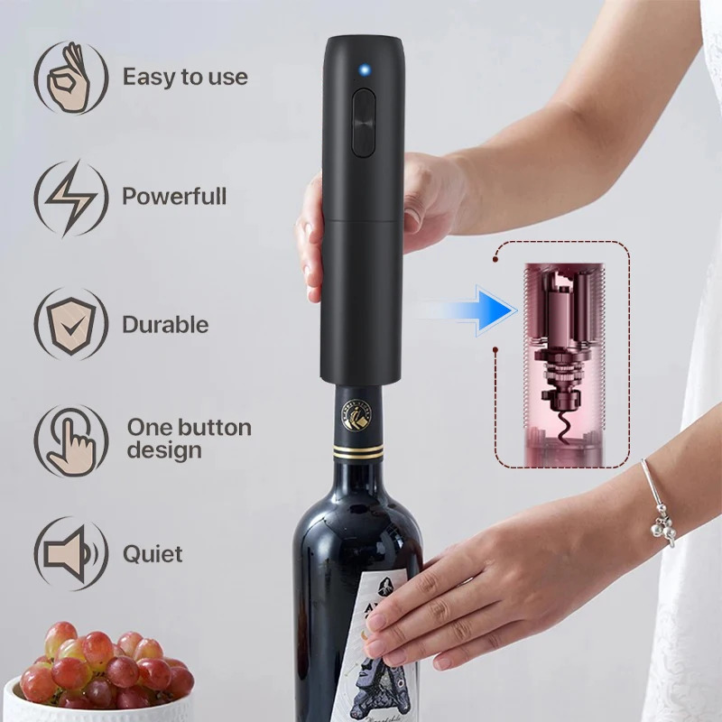 Elektryczny otwieracz do wina  – Wine Opener Electric recenzja i cena
